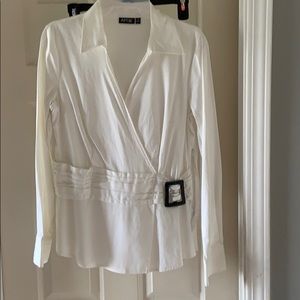 Apt 9 white blouse. Size M